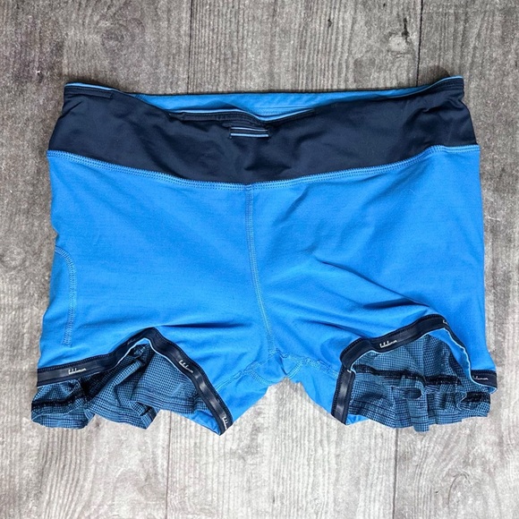 Lululemon Pace Setter Skirt in Black/ Cornflower/Inkwell [BB119] - Picture 9 of 11